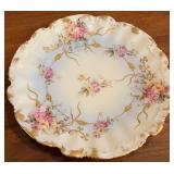 DR - Limoges France Porcelain Plates - 4-Piece Floral & Scenic Set