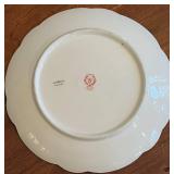 DR - Limoges France Porcelain Plates - 4-Piece Floral & Scenic Set