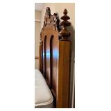 LBR - Antique Victorian Carved Four-Poster Bed