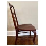 LR - Antique Chippendale-Style Mahogany Ladder-Back Child Chair