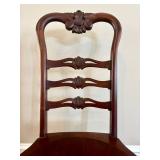 LR - Antique Chippendale-Style Mahogany Ladder-Back Child Chair