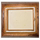 Birch Trees by Water - Framed Landscape Canvas