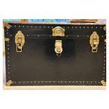 LL - Vintage Trunk Chest with Brass Hardware & Key