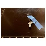 LL - Vintage Trunk Chest with Brass Hardware & Key