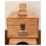 LL - Griffin Shinemaster Shoe Shine Box - Wood Kit w/ Accessories