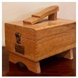 LL - Griffin Shinemaster Shoe Shine Box - Wood Kit w/ Accessories