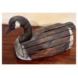 LL - Goose Slat Decoy - Vintage Canadian Folk Art