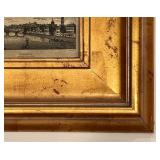 LL - Florence Cityscape Print in Gilt Frame - 14x16x3 in