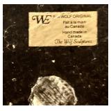 LL - The Wolf Sculptures Walrus - Hand-made in Canada, 5.5 in tall x 7 in long