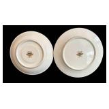 DR - Vintage Noritake Floral Border Dinnerware Set - 12 Plates, Bowls, Saucers, Mugs