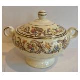 DR - Vintage Noritake Floral Dinnerware Set - 3 Platters, Covered Dish, Gravy Boat, Sugar & Cream, Casserole