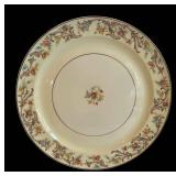 DR - Vintage Taylor Smith Taylor China 9-412 Floral Border Dinnerware