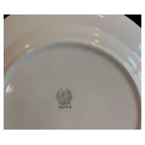 DR - Vintage Taylor Smith Taylor China 9-412 Floral Border Dinnerware