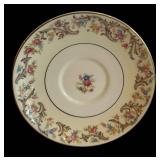 DR - Vintage Taylor Smith Taylor China 9-412 Floral Border Dinnerware