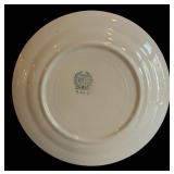DR - Vintage Taylor Smith Taylor China 9-412 Floral Border Dinnerware