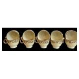 DR - Vintage Taylor Smith Taylor China 9-412 Floral Border Dinnerware