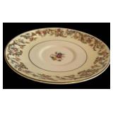 DR - Vintage Taylor Smith Taylor China 9-412 Floral Border Dinnerware