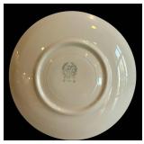 DR - Vintage Taylor Smith Taylor China 9-412 Floral Border Dinnerware
