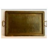 DR - Art Deco Brass Serving Tray