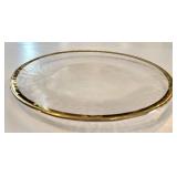 DR - Glass, Wood & Crystal Serving Trays Set of 3