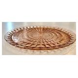 DR - Glass, Wood & Crystal Serving Trays Set of 3