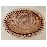 DR - Glass, Wood & Crystal Serving Trays Set of 3