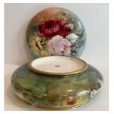 DR - D&C France Limoges Dresser Box - Antique Floral Rose