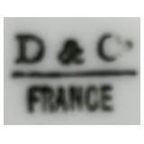 DR - D&C France Limoges Dresser Box - Antique Floral Rose