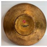 DR - Italian Gold-Toned Bowl with Candles & Stand