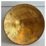 DR - Italian Gold-Toned Bowl with Candles & Stand