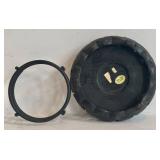 DR - Italian Gold-Toned Bowl with Candles & Stand