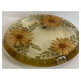 DR - Italian Gold-Toned Bowl with Candles & Stand