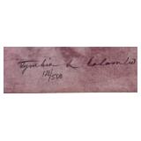 O - Framed Pink Botanical Print