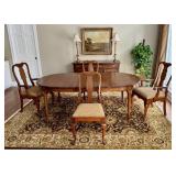 Vintage Pennsylvania House Vintage Oval Dining Table Set
