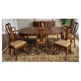 Vintage Pennsylvania House Vintage Oval Dining Table Set