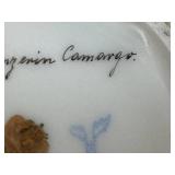 DR - Antique Dresden Porcelain Vase - Hand-Painted Die Tänzerin Camdore Scene - 8.5 in