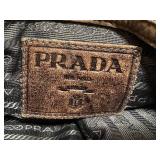 Prada The Original Deerskin Leather Handbag - Vintage Brown