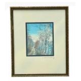 Wallace Nutting Hand-Colored Photograph - Hand-Colored Platinum Print (Platinotype)