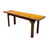 Henredon Vintage Console Table with Expandable Table