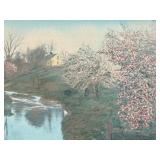 Wallace Nutting Hand-Colored Photograph - Vintage Framed