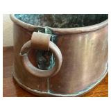 Vintage Copper Planter & Teapot Pair