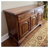 DR - Pennsylvania House Vintage Sideboard Buffet with Brass Hardware