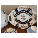 Vintage Mixed Makers Fine China Tea Set - Mintons & Aynsley Bone China, Teapot & Cups