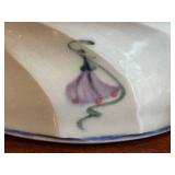 LR - Ceramic Bowl & Pig-Shaped Creamer - Blue & White Floral