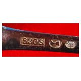 DR - Demitasse Spoons 830S Scandinavian Sterling - Vintage 10-Piece Set