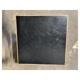 Vintage Wooden 12-Bottle Wine Rack Table - Black Top