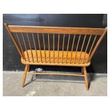 Oak Spindle-Back Bench - 48 in. Long, Natural Finish