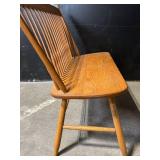 Oak Spindle-Back Bench - 48 in. Long, Natural Finish