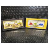 Judy Hagstrom Original Watercolor Construction Art Prints - 2 Framed