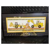 Judy Hagstrom Original Watercolor Construction Art Prints - 2 Framed